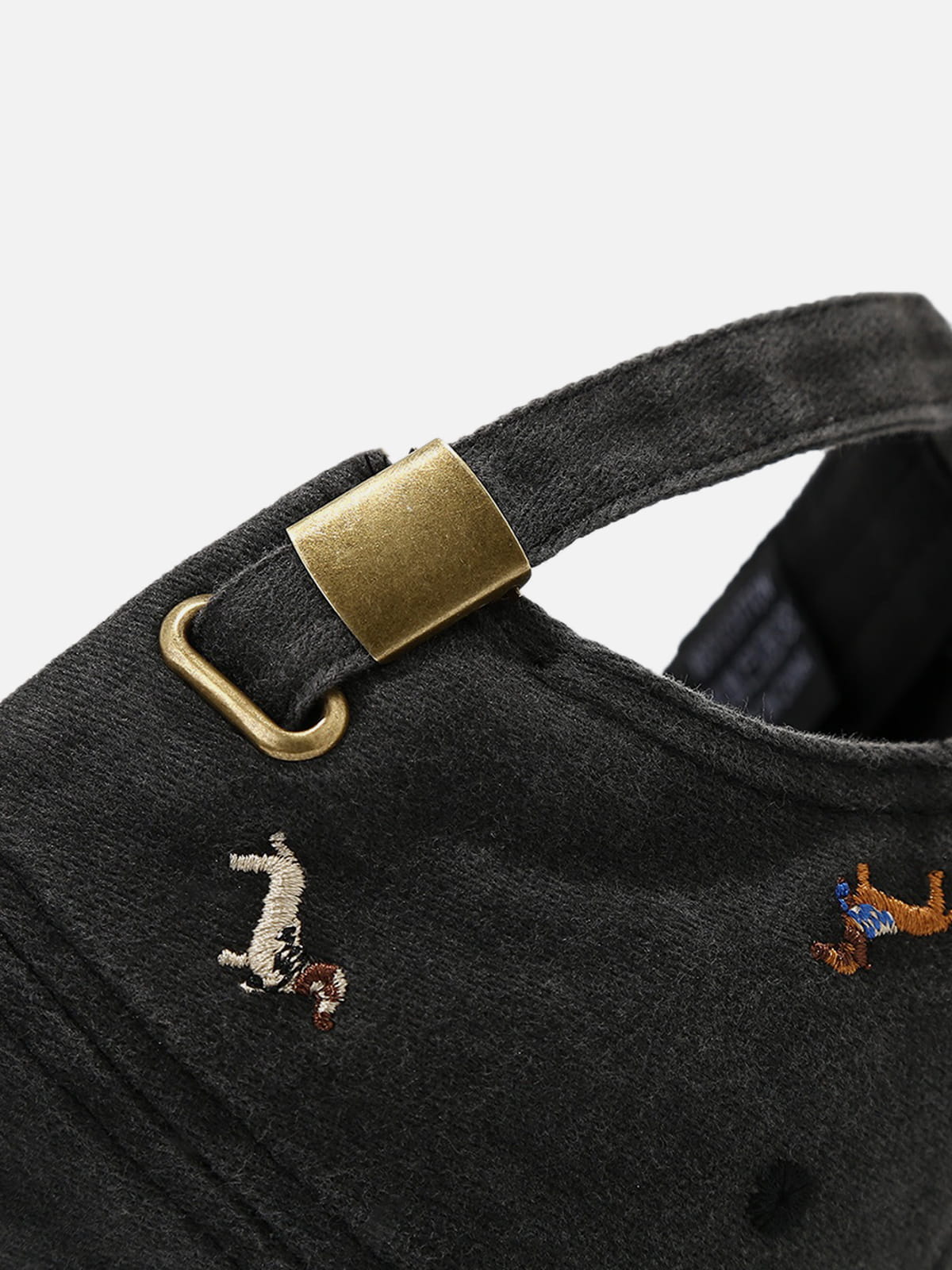 Embroidery Dachshund Washed Cap