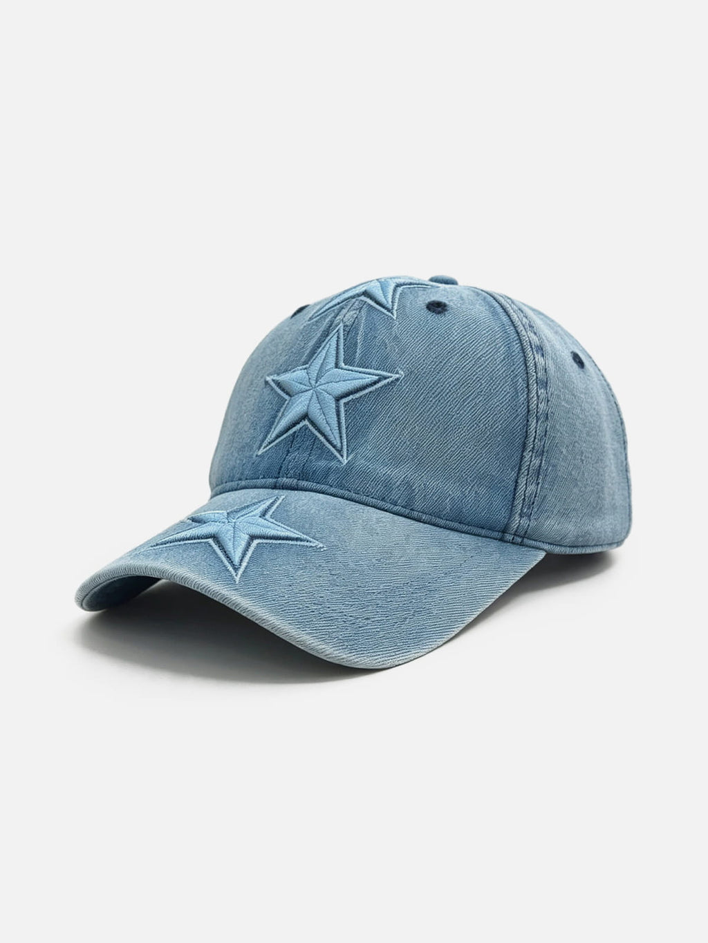 Embroidery Star Washed Cap