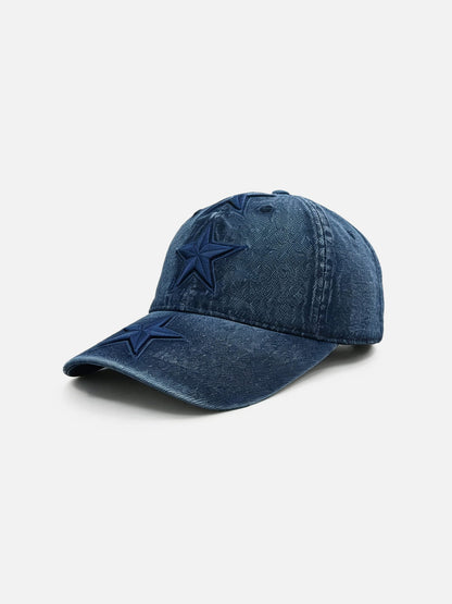 Embroidery Star Washed Cap