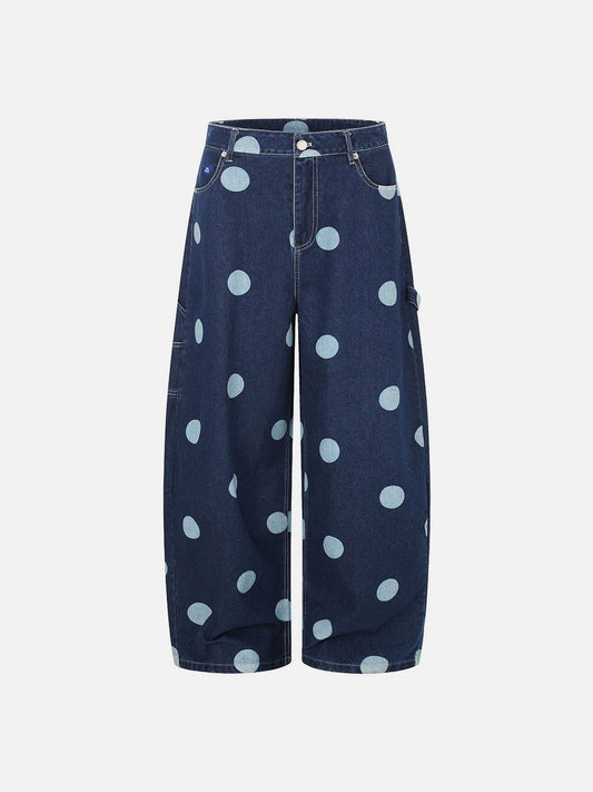 Aelfric Eden Polka Dot Baggy Jeans