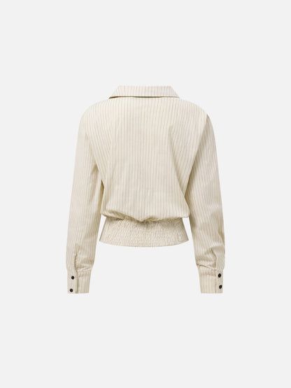 Aelfric Eden Asymmetric Button Long Sleeve Shirt
