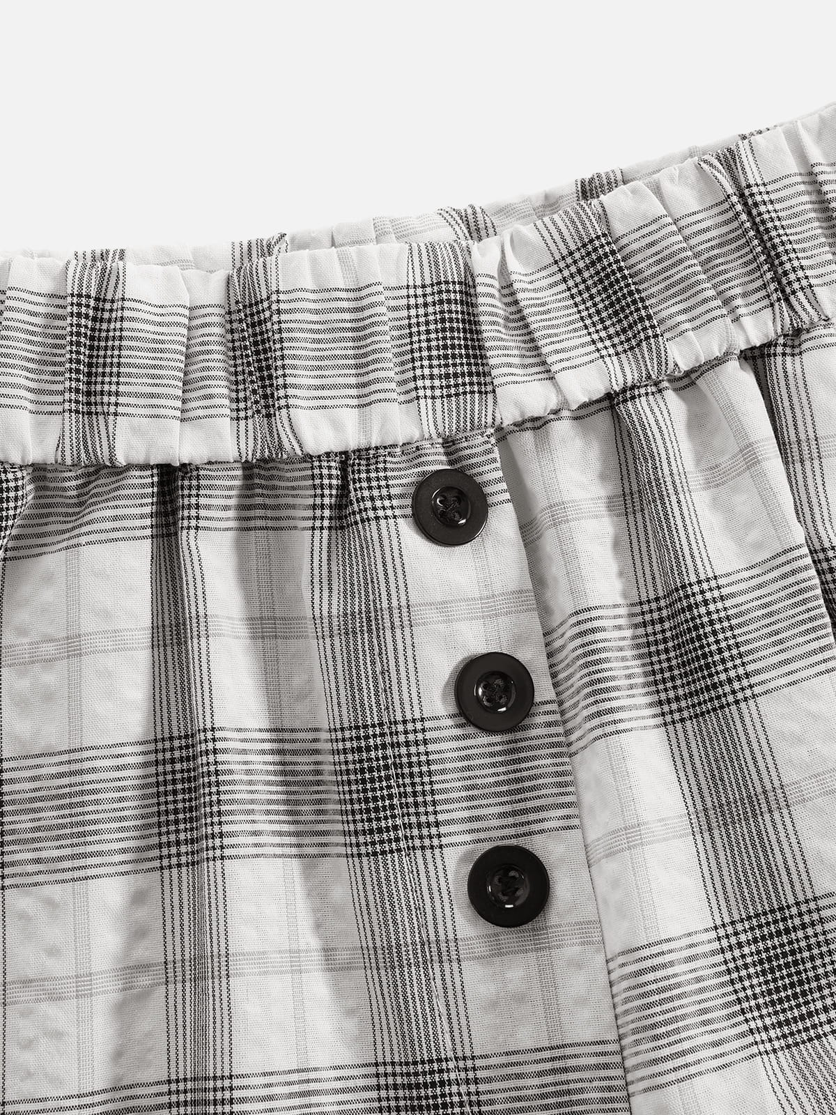 Aelfric Eden Plaid Button Fly Pants