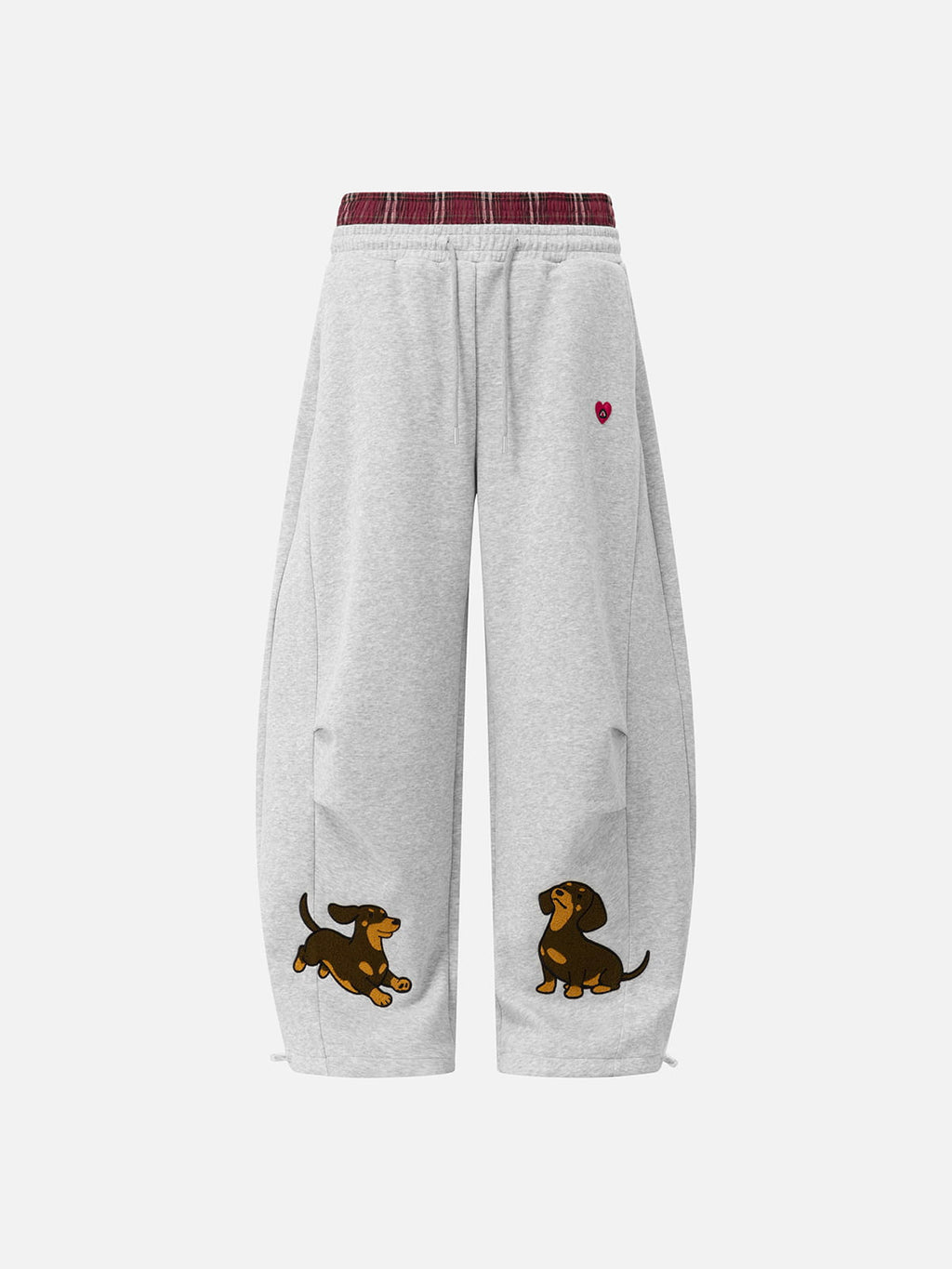 [Pre-Order] Aelfric Eden Dachshund Double Waist Baggy Barrel Sweatpants