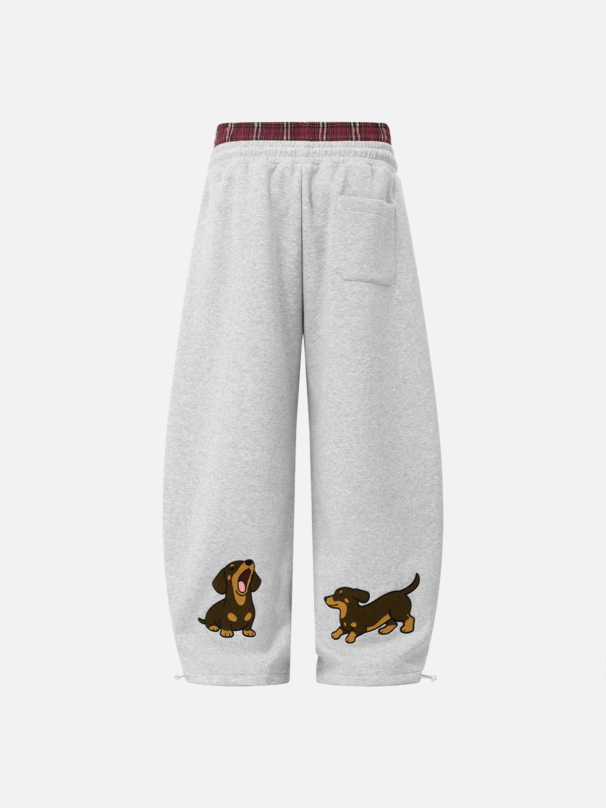 [Pre-Order] Aelfric Eden Dachshund Double Waist Baggy Barrel Sweatpants