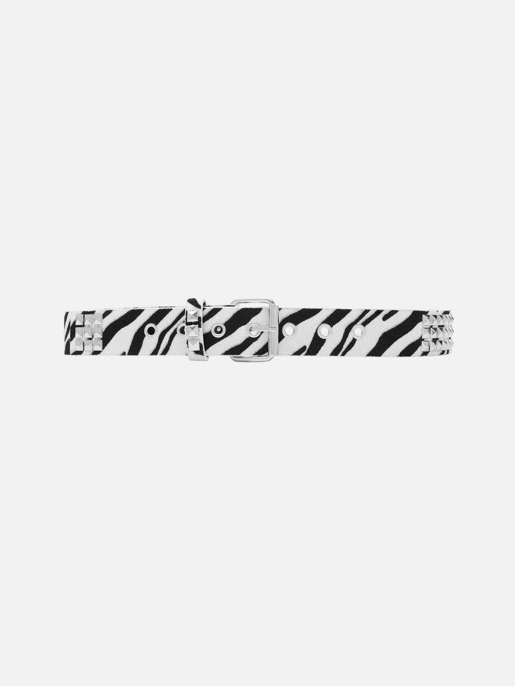 Animal Pattern Studded Belt