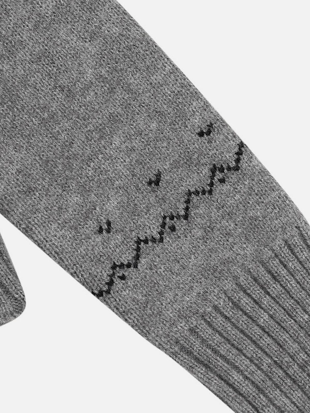 Aelfric Eden Boxy Cat Fair Isle Cardigan