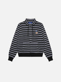 Aelfric Eden Striped Pointelle Knit Cardigan