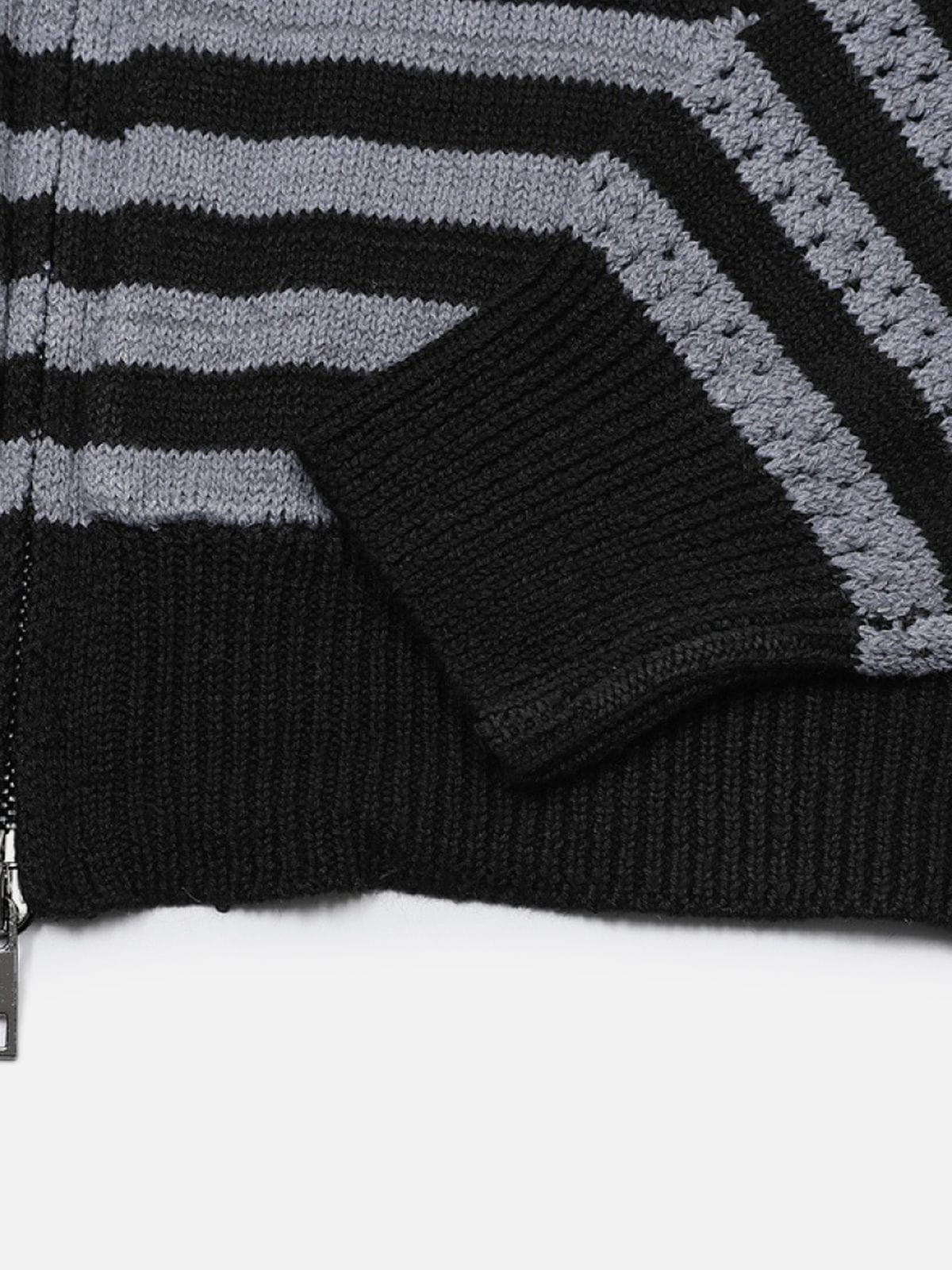 Aelfric Eden Striped Pointelle Knit Cardigan