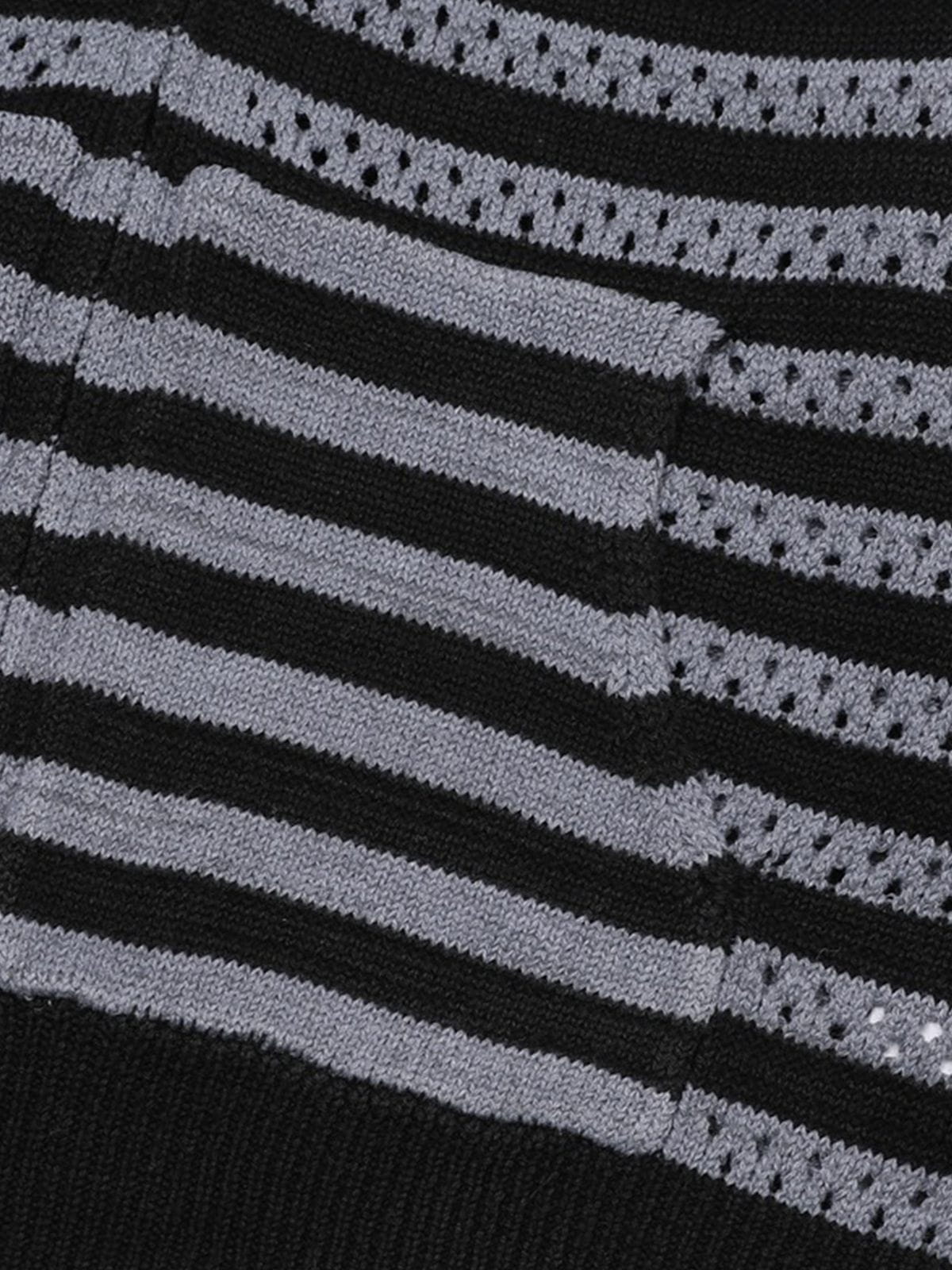 Aelfric Eden Striped Pointelle Knit Cardigan