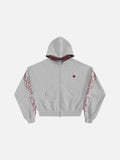 [Pre-Order] Aelfric Eden Boxy Script Graphic Zip Up Hoodie