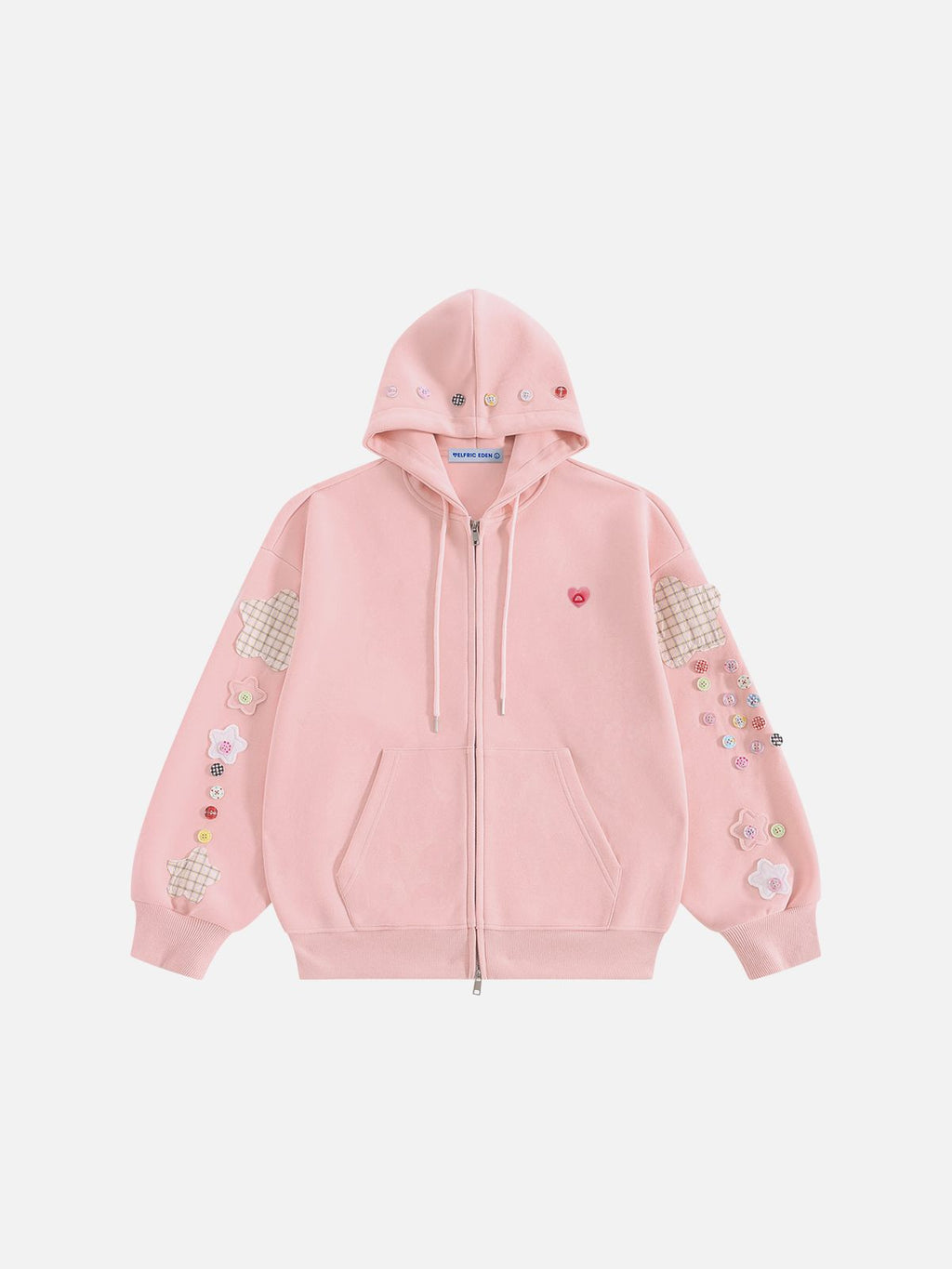 [Pre-Order] Aelfric Eden Star Patch Zip Up Hoodie