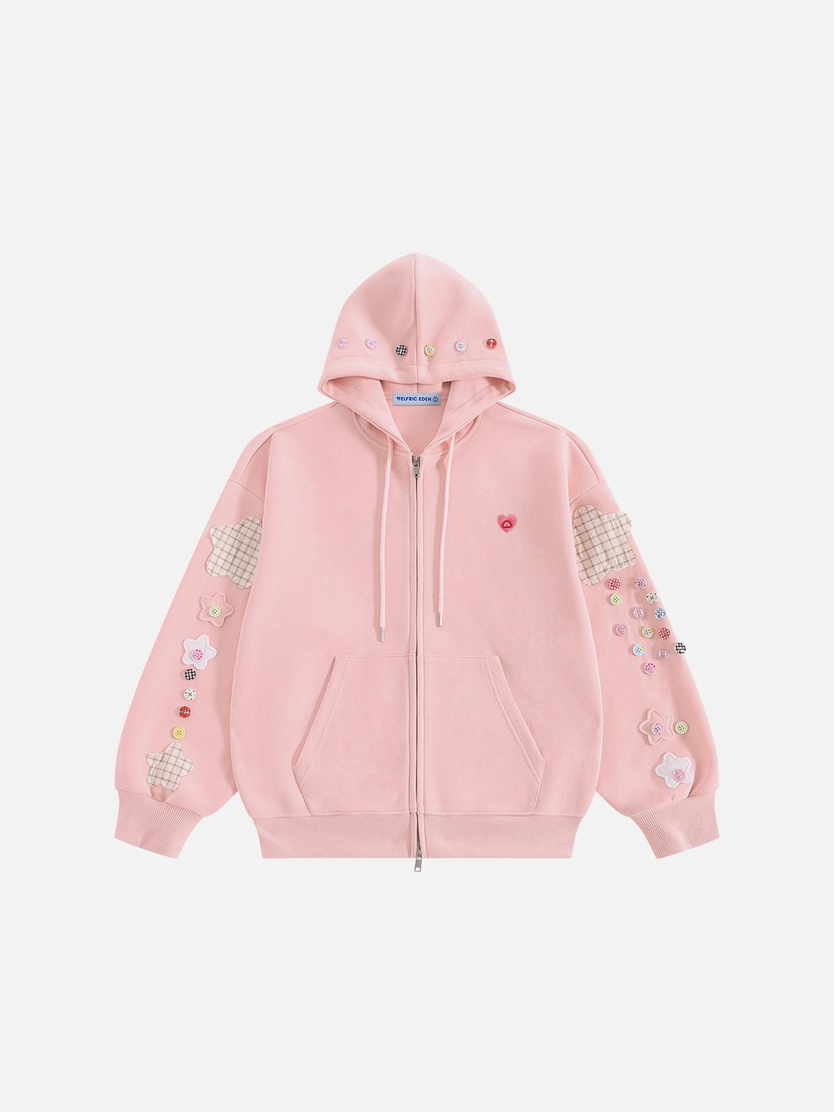 [Pre-Order] Aelfric Eden Star Patch Zip Up Hoodie
