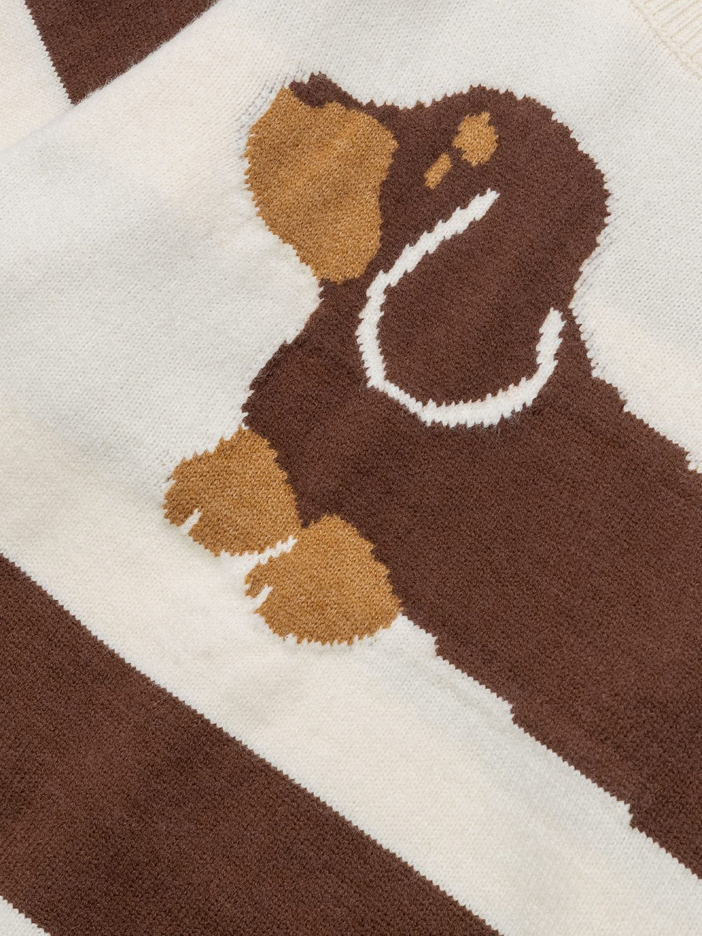 Aelfric Eden Striped Dachshund Sweater
