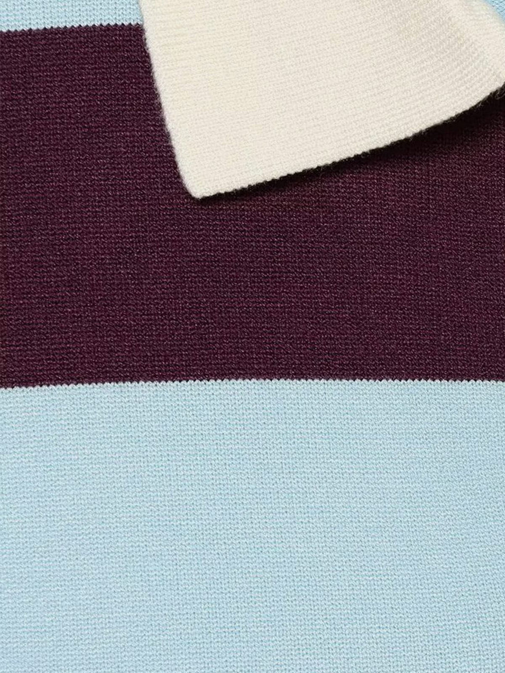 Aelfric Eden Polo Collar Striped Sweater