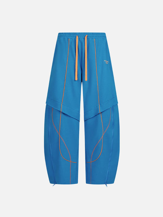 [Pre-Order] Aelfric Eden Zip Panel Baggy Barrel Sweatpants