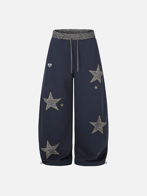 [Pre-Order] Aelfric Eden Leopard Star Baggy Barrel Sweatpants