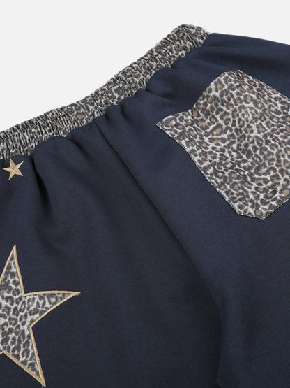 [Pre-Order] Aelfric Eden Leopard Star Baggy Barrel Sweatpants