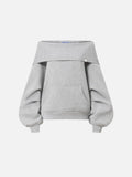 Aelfric Eden Off-The-Shoulder Pullover Hoodie