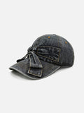 Bow Denim Baseball Cap