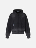 Aelfric Eden Eyelet Washed Zip Up Hoodie