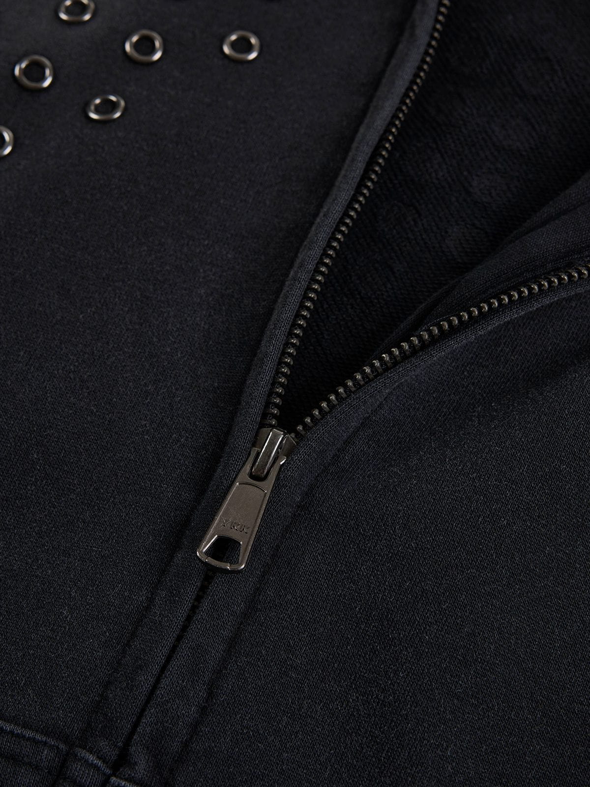 Aelfric Eden Eyelet Washed Zip Up Hoodie