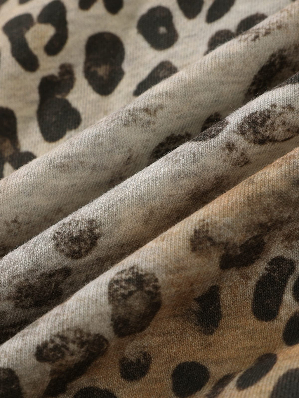 Aelfric Eden Washed Leopard Zip Up Hoodie