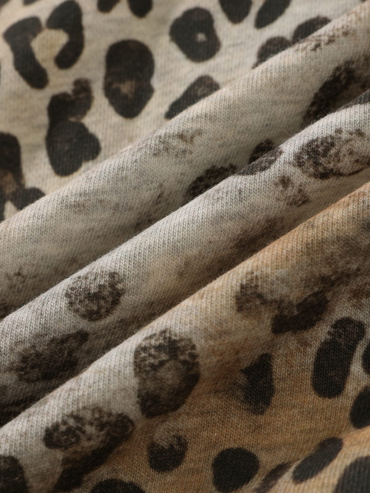 Aelfric Eden Washed Leopard Zip Up Hoodie