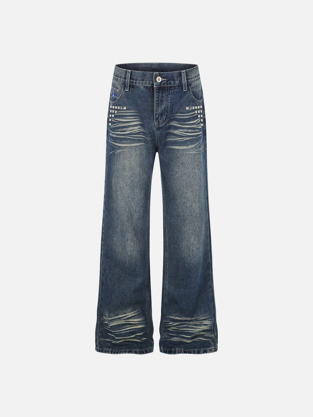 Aelfric Eden Studded Washed Baggy Jeans