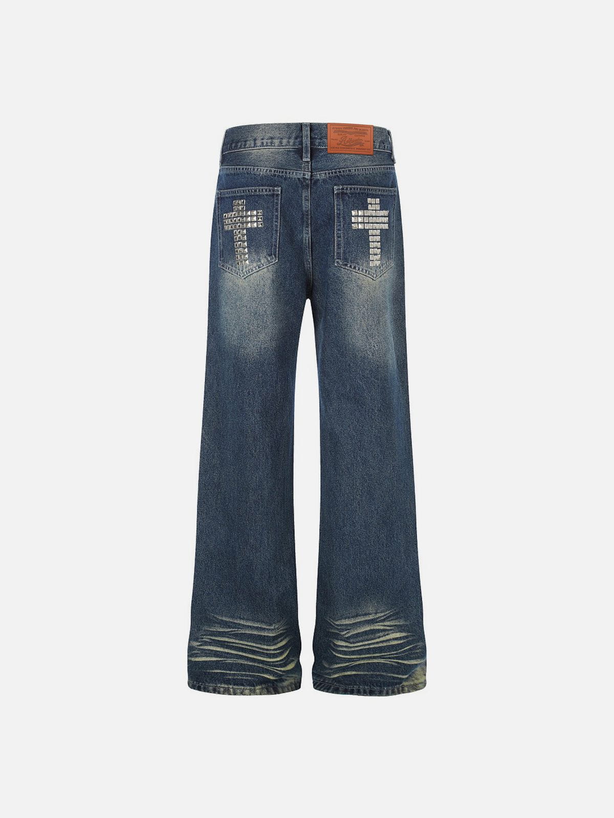 Aelfric Eden Studded Washed Baggy Jeans