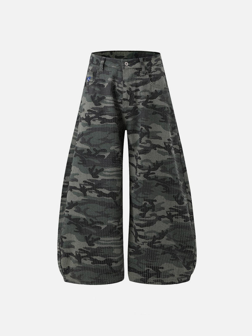 Aelfric Eden Rhinestone CAMO Baggy Barrel Jeans