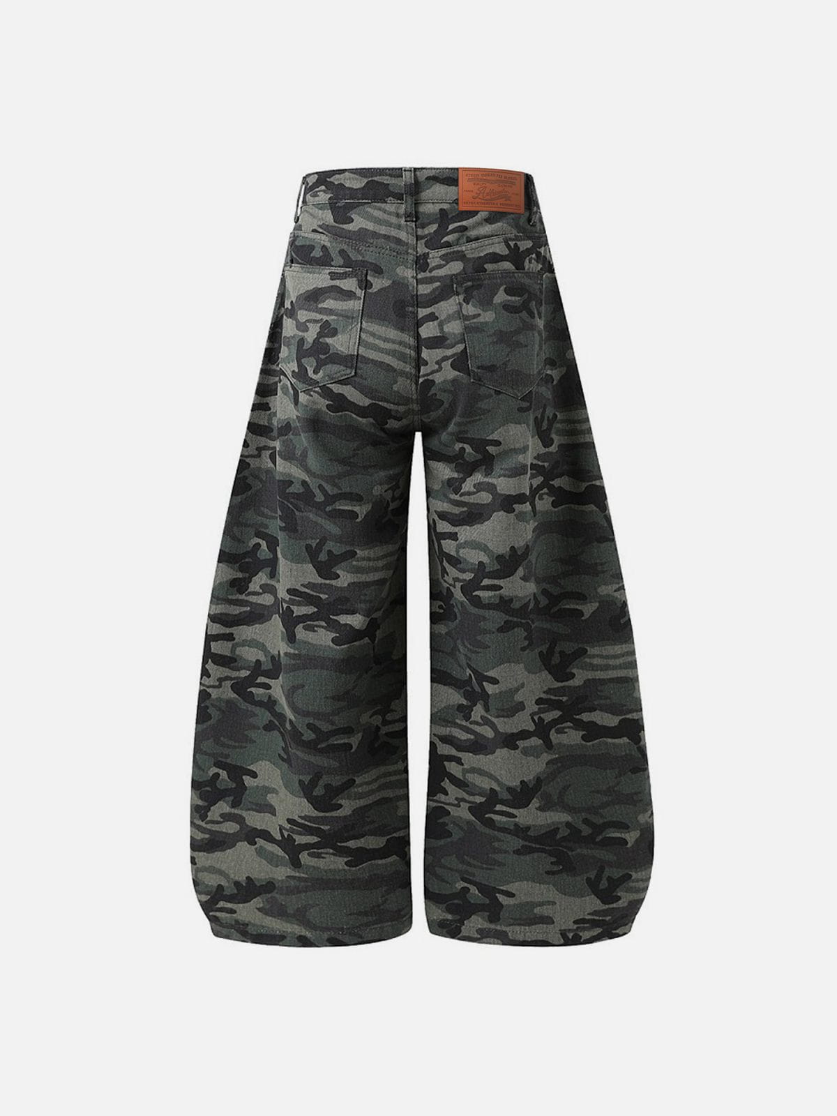 Aelfric Eden Rhinestone CAMO Baggy Barrel Jeans