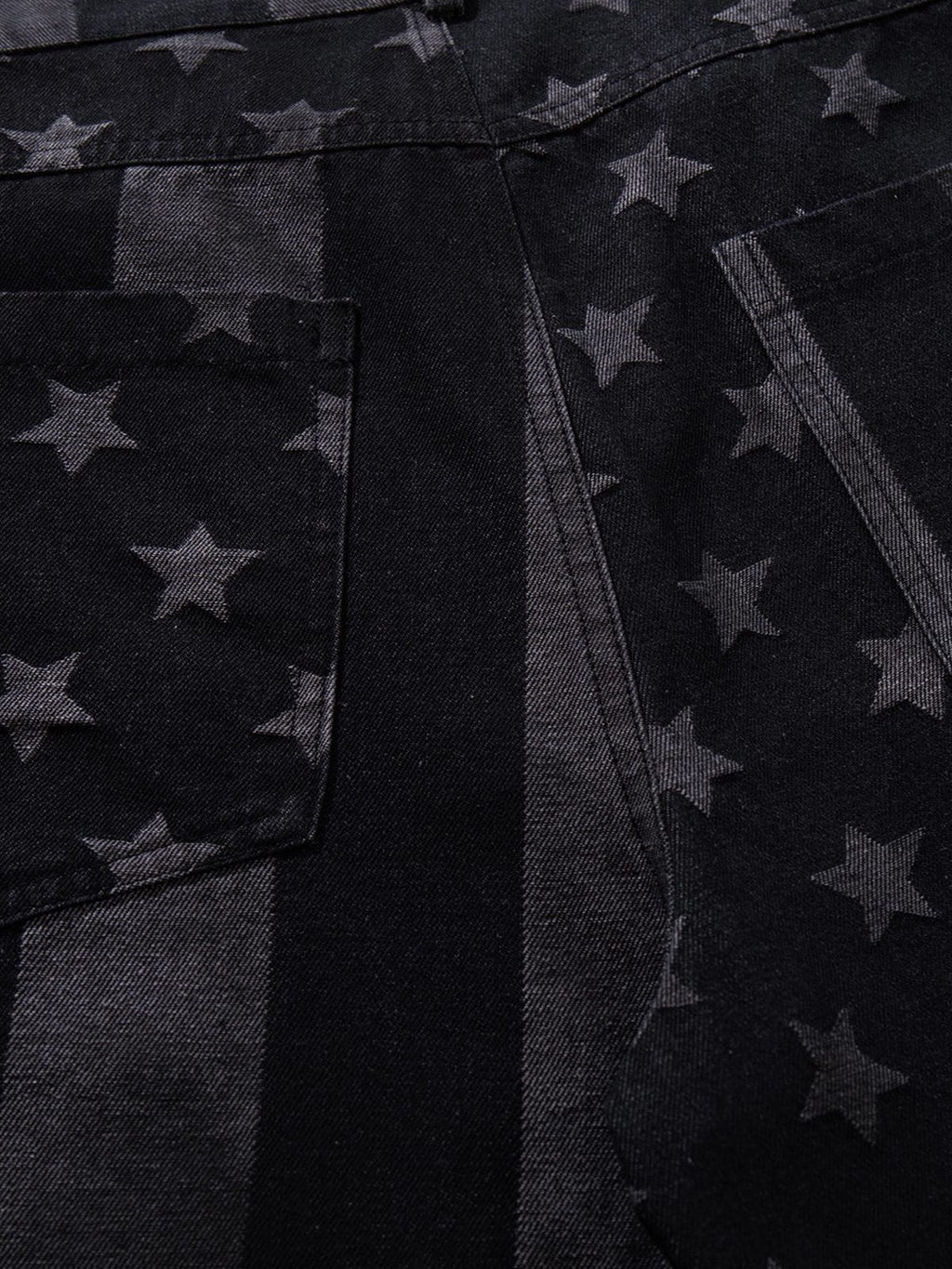 Aelfric Eden Striped Star Baggy Barrel Jeans