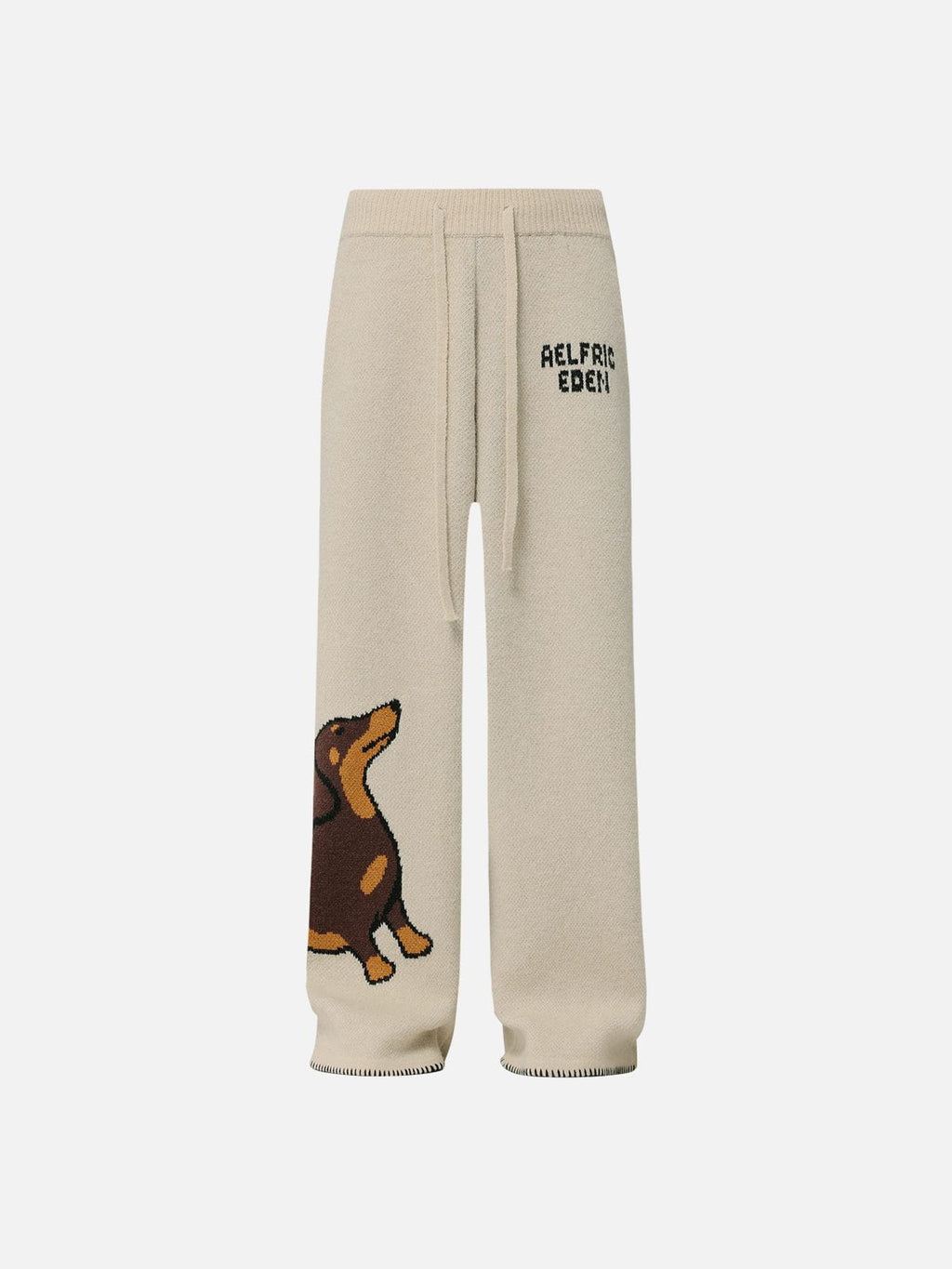 [Pre-Order] Aelfric Eden Dachshund Jacquard Knit Pants