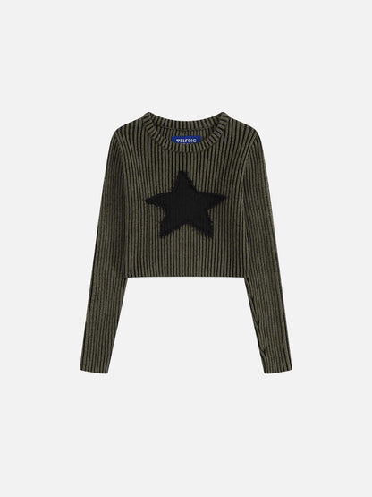 Aelfric Eden Cropped Star Sweater