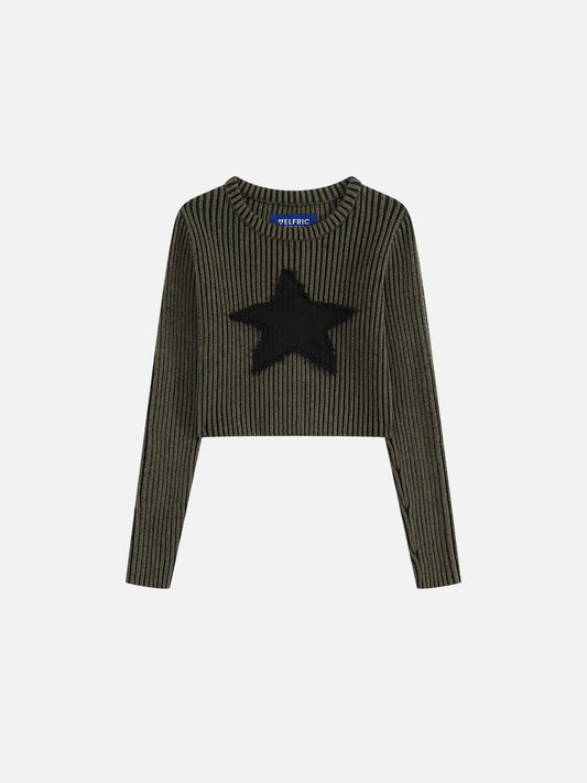 Aelfric Eden Cropped Star Sweater