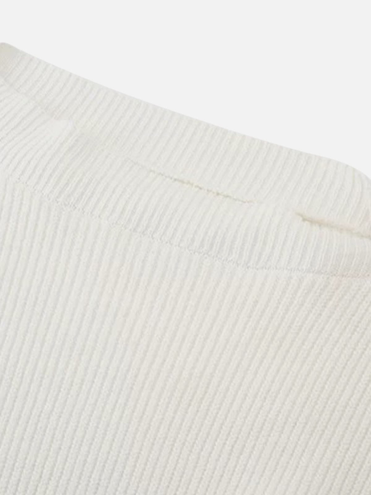 Aelfric Eden Cropped Shoulder Button Sweater