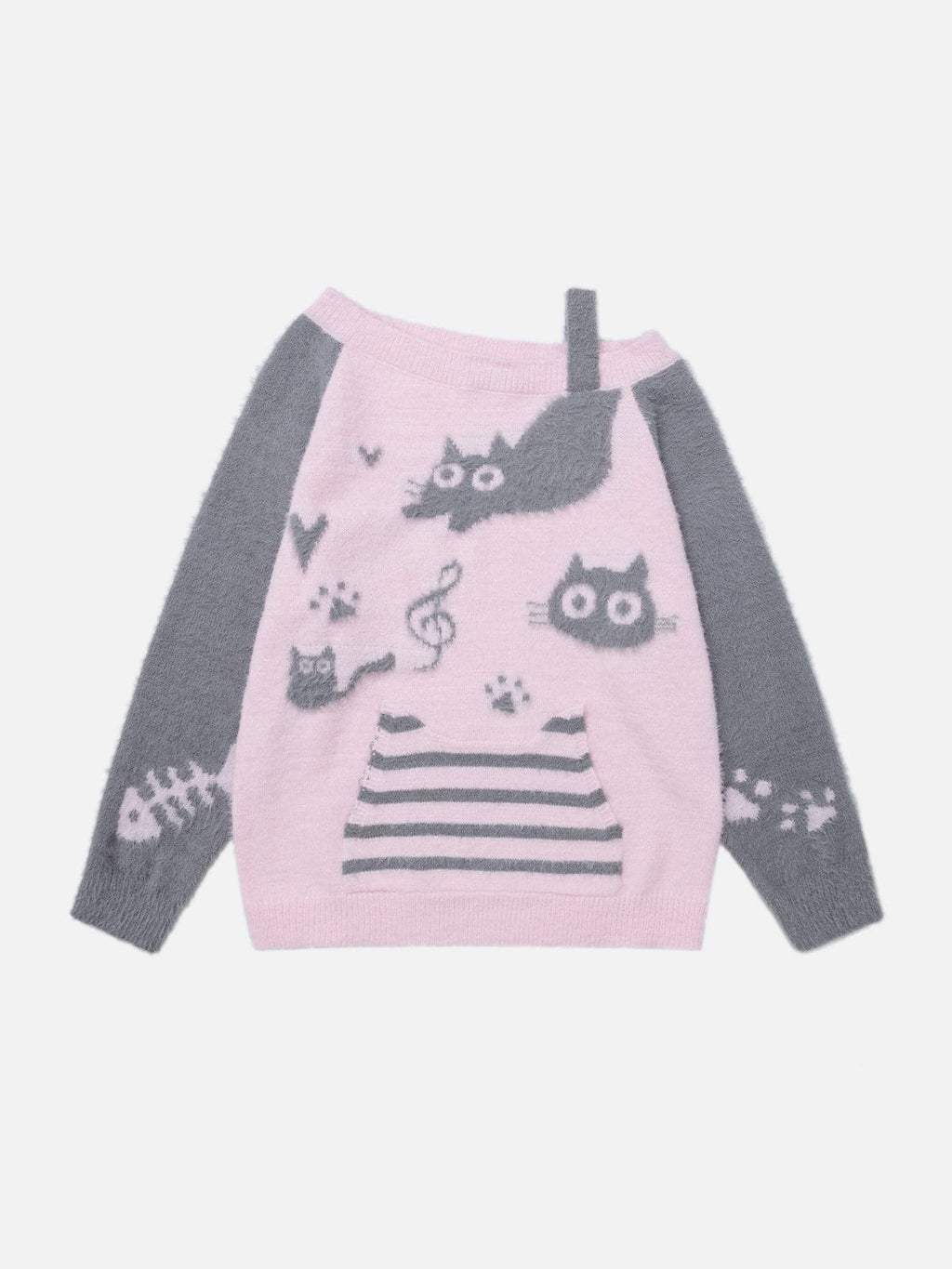 Aelfric Eden Cat Off-The-Shoulder Sweater