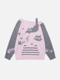Aelfric Eden Cat Off-The-Shoulder Sweater