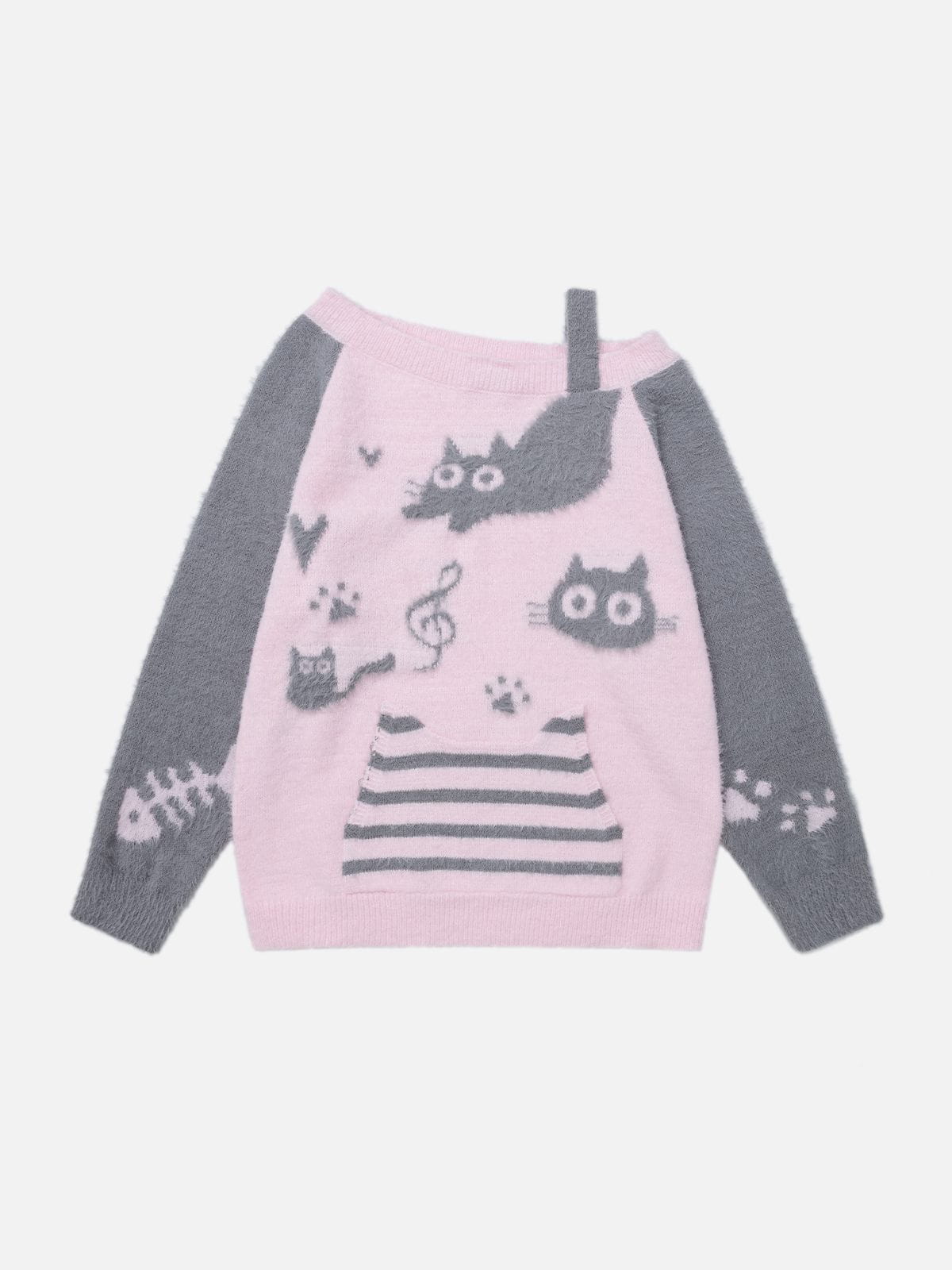 Aelfric Eden Cat Off-The-Shoulder Sweater
