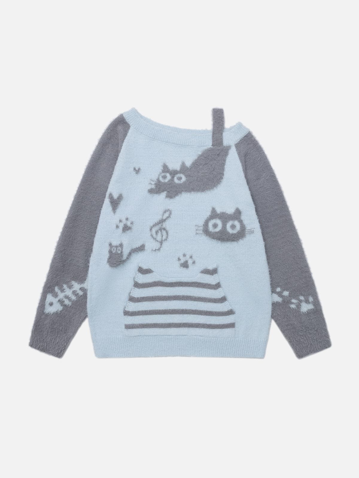 Aelfric Eden Cat Off-The-Shoulder Sweater