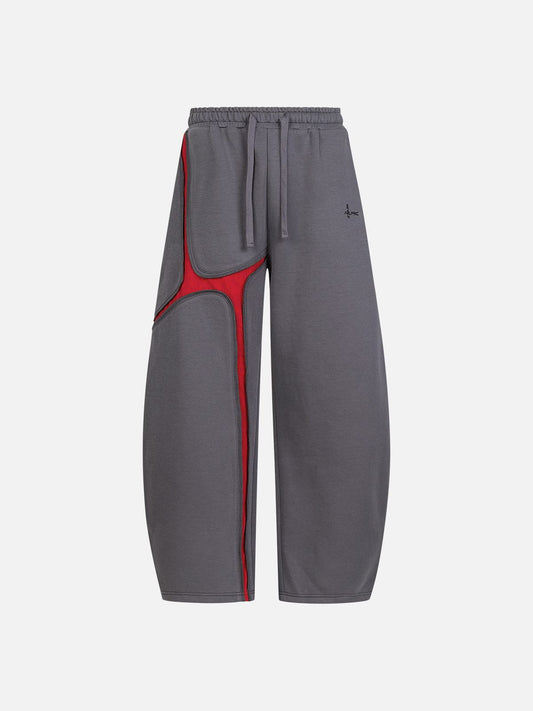 [Pre-Order] Aelfric Eden Contrast Panel Baggy Barrel Sweatpants