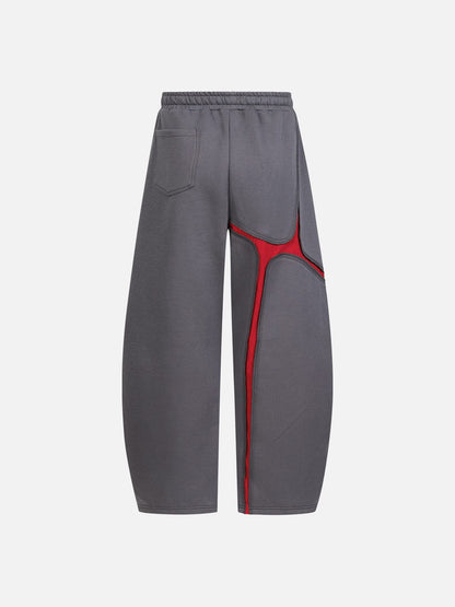 [Pre-Order] Aelfric Eden Contrast Panel Baggy Barrel Sweatpants