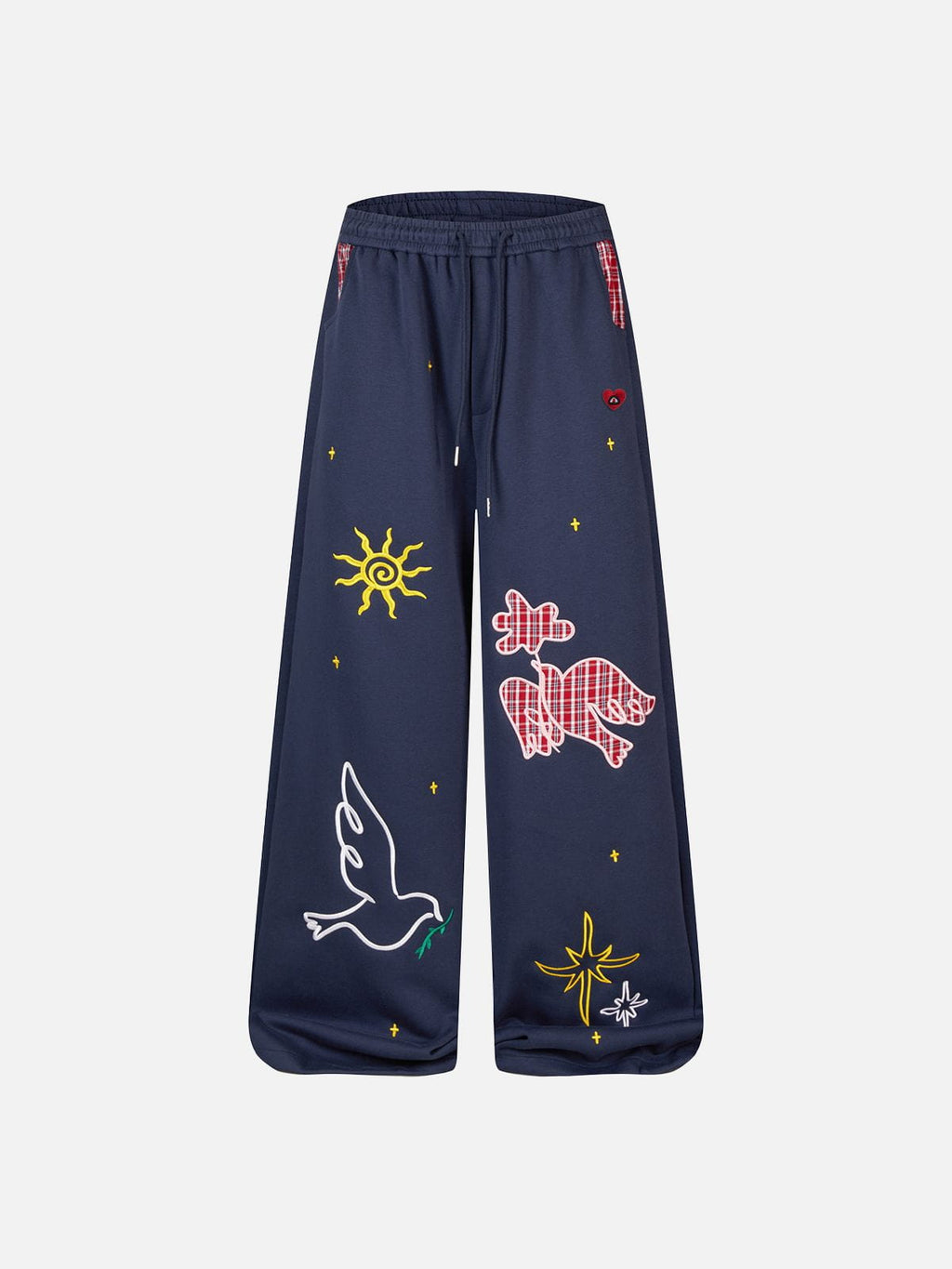 Aelfric Eden Applique Baggy Barrel Sweatpants
