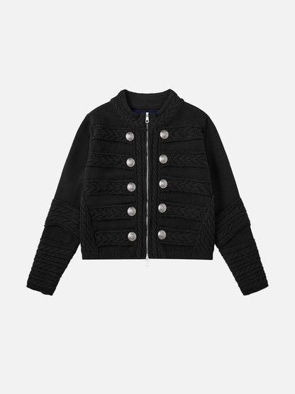 Aelfric Eden Cable Knit Napoleon Cardigan