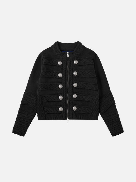 Aelfric Eden Cable Knit Napoleon Cardigan