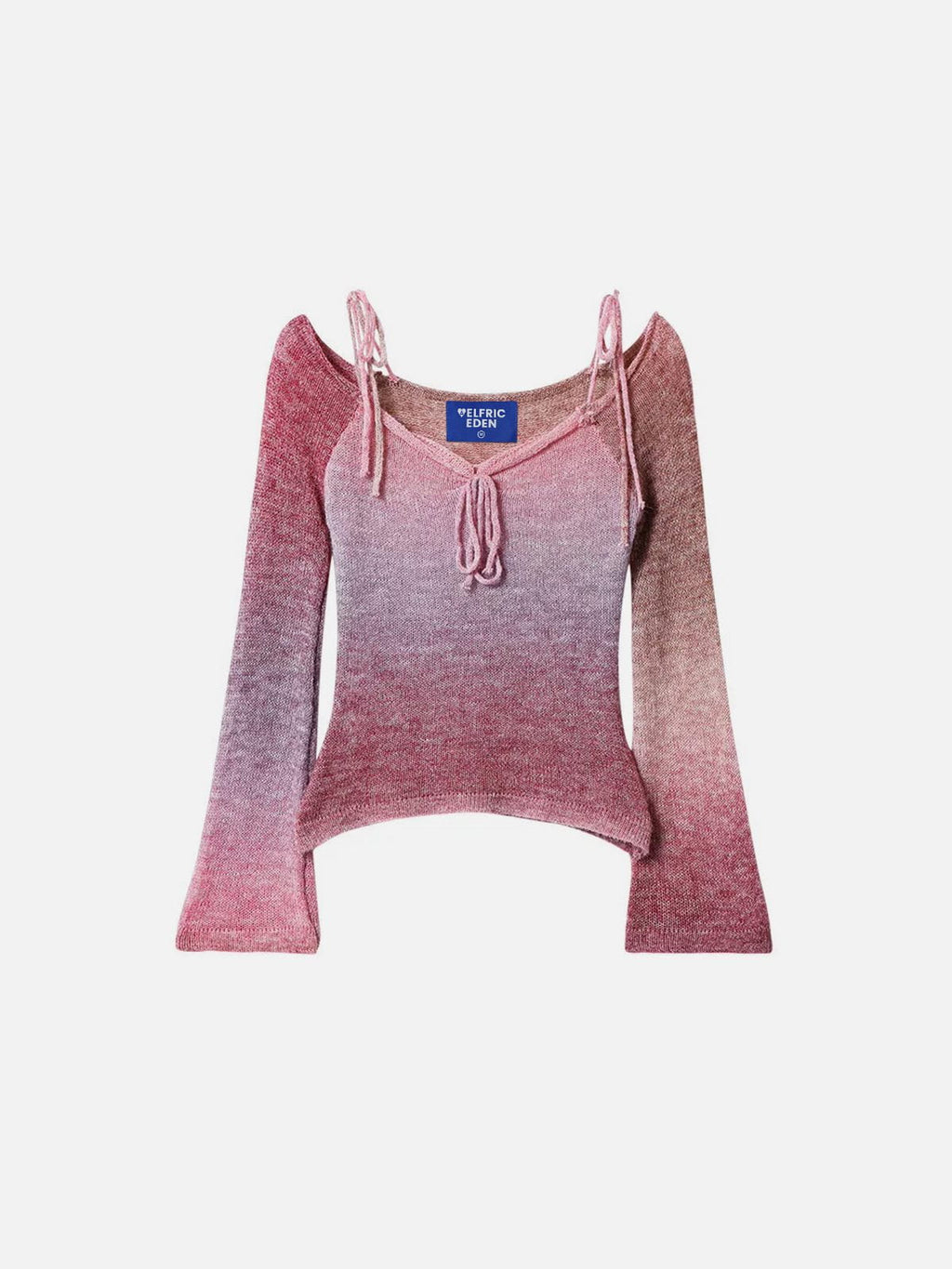 Aelfric Eden Gradient Off-The-Shoulder Sweater