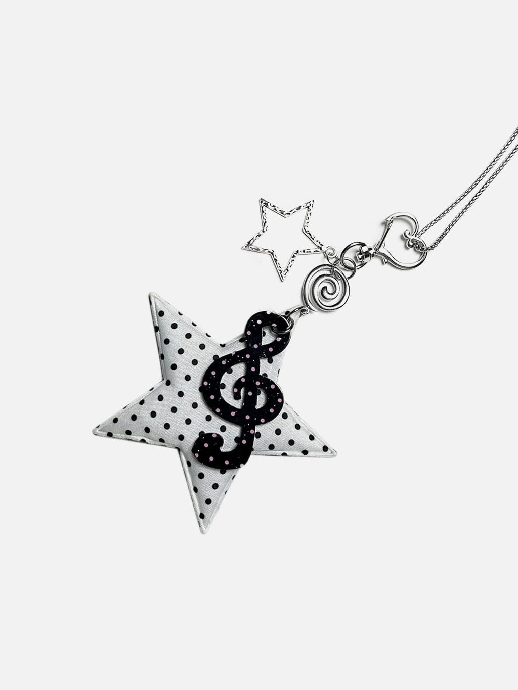 Star Music Charm Keychain