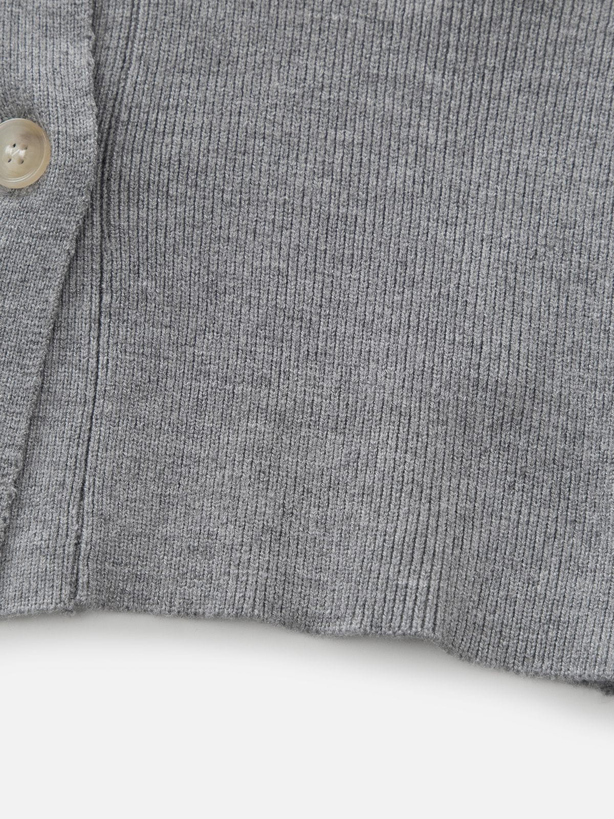 Aelfric Eden Collared Gingham Trim Cardigan