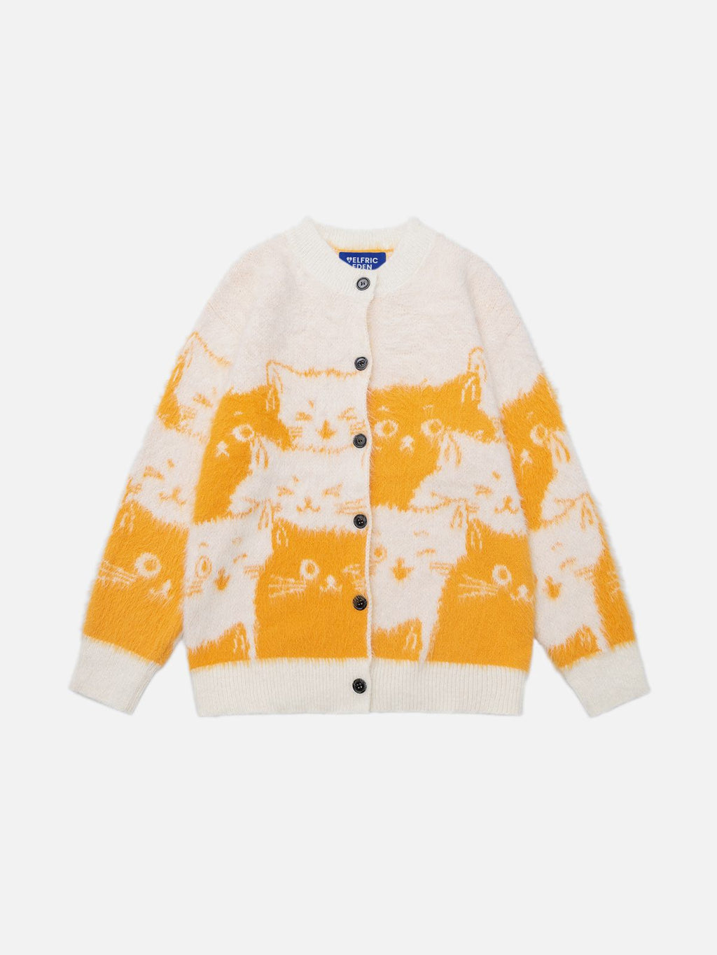 Aelfric Eden Cartoon Cat Cardigan