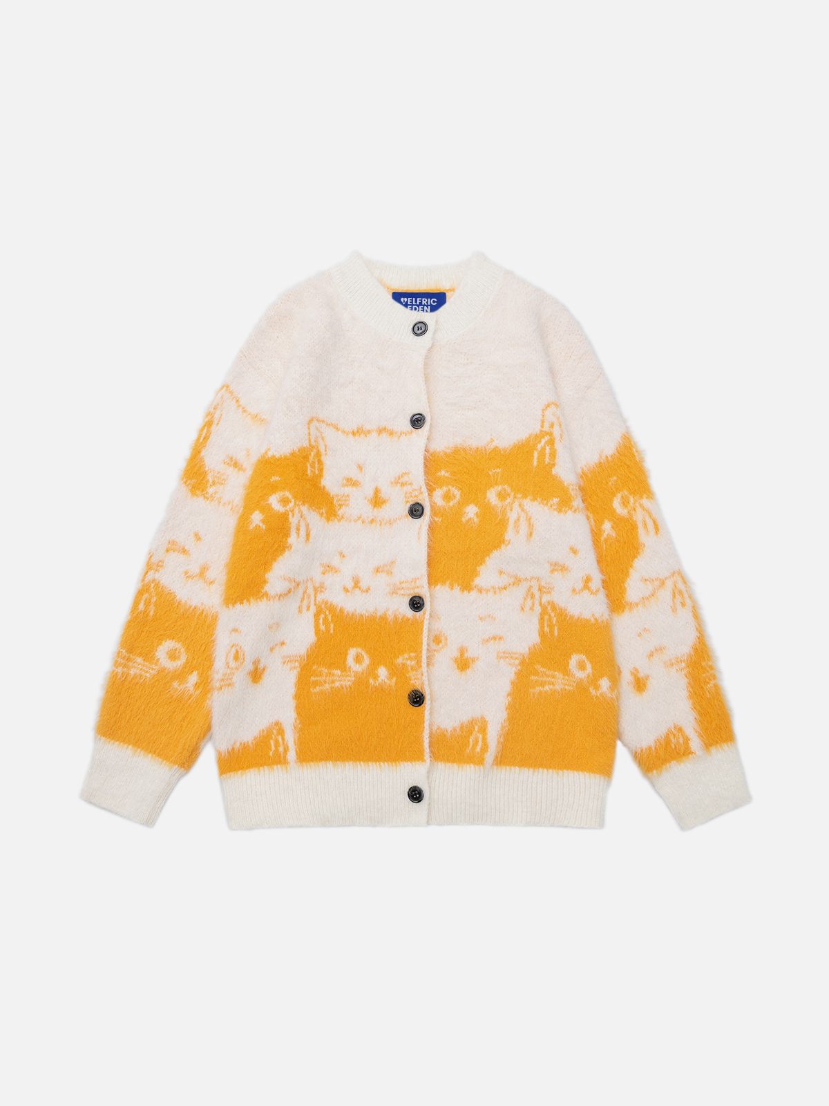 Aelfric Eden Cartoon Cat Cardigan